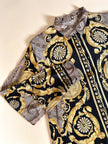 Camicia in misto seta fantasia barocca