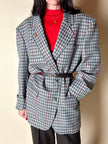 Blazer vintage Yves Saint Laurent in lana pied de poule