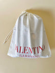 Beauty case in ecopelle nera “Valentino Garavani”