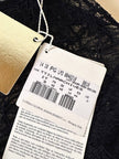 Jumpsuit con staffe in pizzo nero “La Perla”