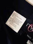 Gonna vintage Gai Mattiolo Couture modello a tubino in crèpe nero