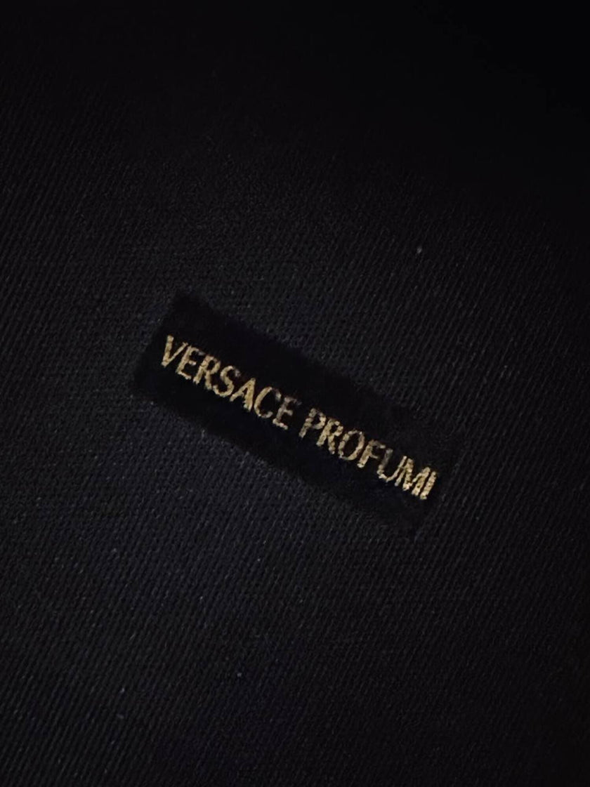 Mini bag in raso rosso “Versace Profumi”