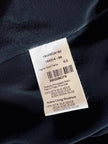 Abito mono spalla con gonna a ruota in voile di seta nero “MSGM”