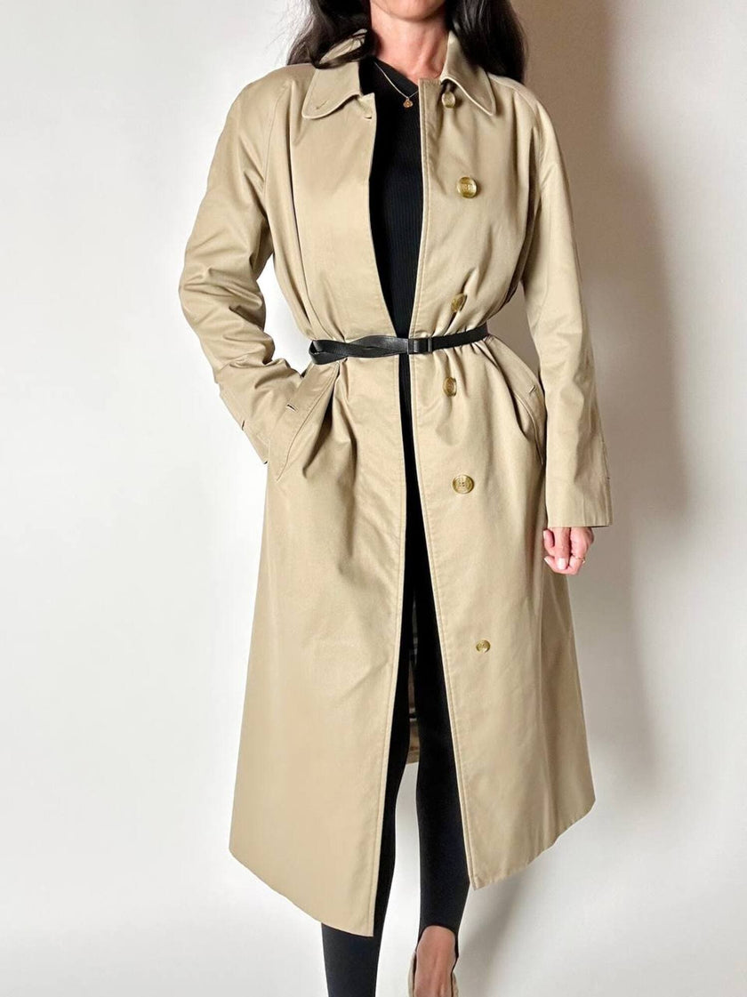 Trench vintage Burberry’s in gabardine beige