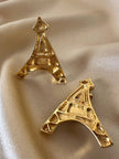 Clip dorate a forma di Torre Eiffel “Yves Saint Laurent”