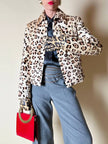 Giacca in cavallino leopardato “Iceberg”