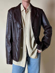 Giacca in pelle testa di moro “Benetton”