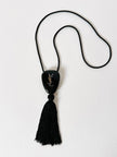 Collana vintage Yves Saint Laurent con pendente nappa couture – gioiello diffusore di aroma