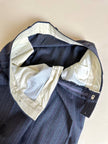 Tailleur gessato in lana grigio antracite “Yves Saint Laurent”