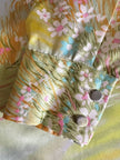 Camicia con fantasia bucolica in tonalità pastello 