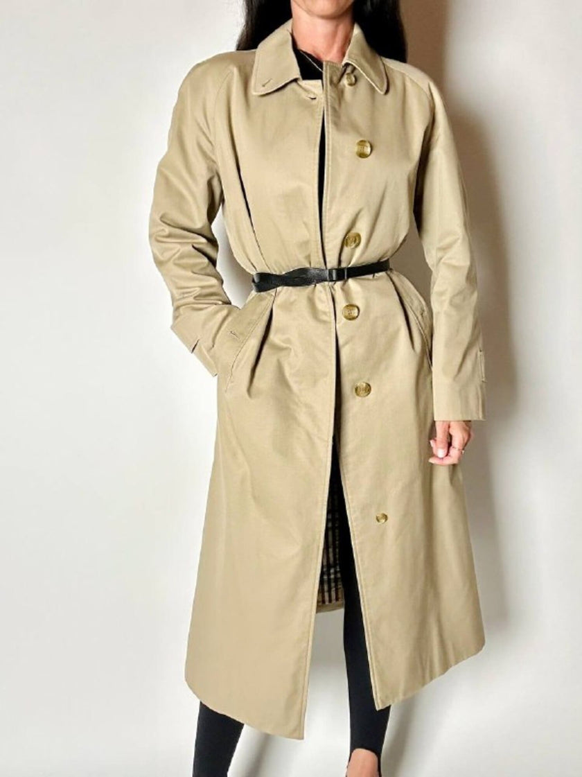 Trench vintage Burberry’s in gabardine beige