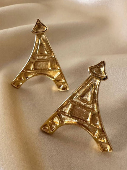 Clip dorate a forma di Torre Eiffel “Yves Saint Laurent”