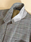 Blazer Yves Saint Laurent in rasato di lana principe di Galles
