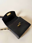 Borsa Gianni Versace vintage in pelle testa di moro con iconica Medusa
