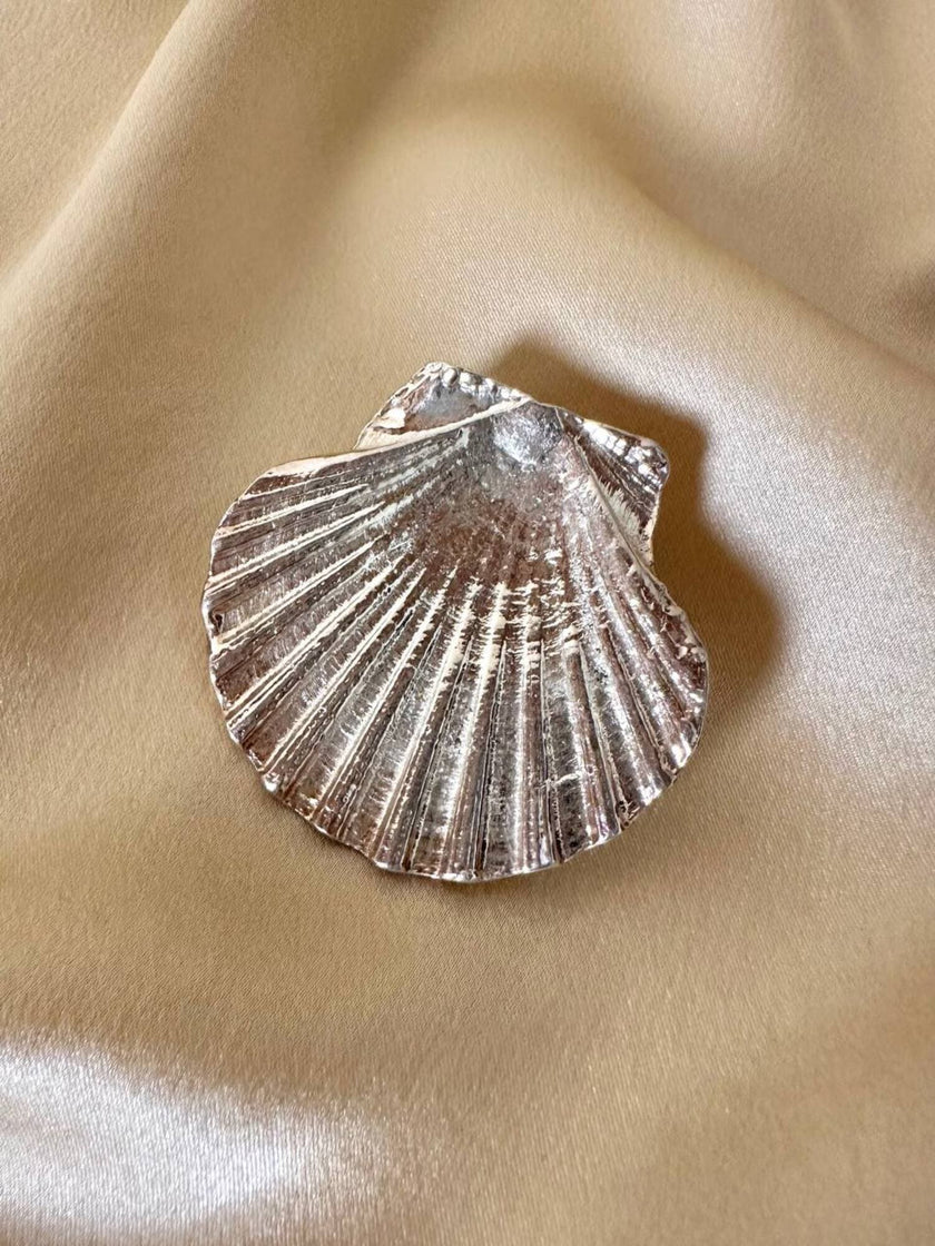 Spilla argento a forma di capasanta