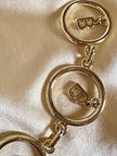 Cintura dorata a catena con charm a forma di B “Blumarine”