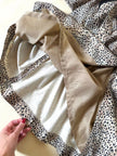 Trench oversize fantasia micro leopardo 