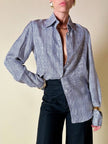 Camicia in pura seta fantasia principe di Galles “Misstwidd”