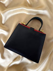 Mini bag modello Kelly in pelle multicolor Umberto Firenze