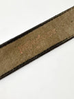 Cintura vintage Yves Saint Laurent in camoscio nero con fibbia logata