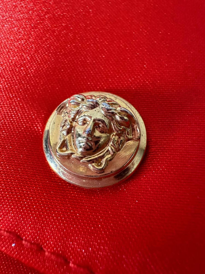 Mini bag in raso rosso “Versace Profumi”