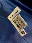 Cappotto in pura lana fantasia principe di Galles blu elettrico e nero Gigli Del Campo