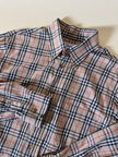Camicia in cotone fantasia tartan “Burberrys”