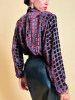 Camicia sartoriale in velluto dévoré
