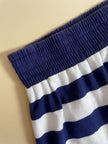 Longuette a righe bianche e blu con bottoni dorati “Yves Saint Laurent”