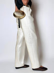 Vintage Schéilan Firenze jewel bag in twisted gold-tone metal with a couture tassel