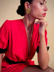Clip dorate a forma di cuore “Yves Saint Laurent”