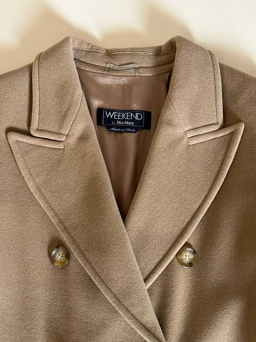 Max Mara Weekend vintage camel wool coat