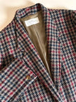 Les Copains houndstooth wool blazer
