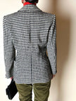 Blazer in lana pied de poule Yves Saint Laurent