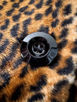 Cappotto leopardato in eco cavallino