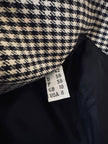 Blazer sciancrato in lana pied de poule “Rifat Ozbek”