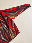 Camicia in seta Jaquard multicolor