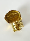 Anello Yves Saint Laurent Arty Ring con cabochon blu effetto Lapislazzuli