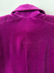 Cappottino vintage Enrico Coveri in velluto viola ciclamino