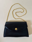Borsa vintage Guy Laroche Paris in pelle nera