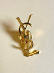 Spilla logo Yves Saint Laurent color oro