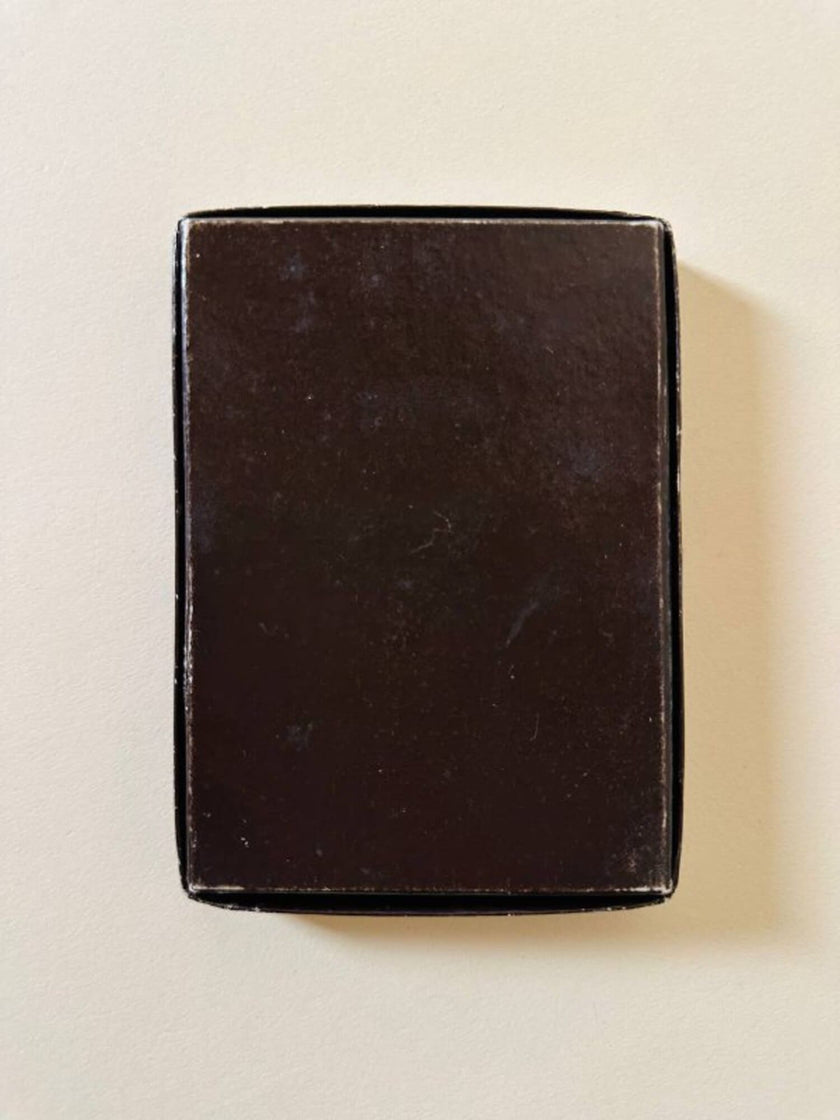 Portafoglio/portatessere anni ‘80 in pelle nera firmato “Yves Saint Laurent”