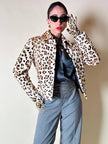 Giacca in cavallino leopardato “Iceberg”