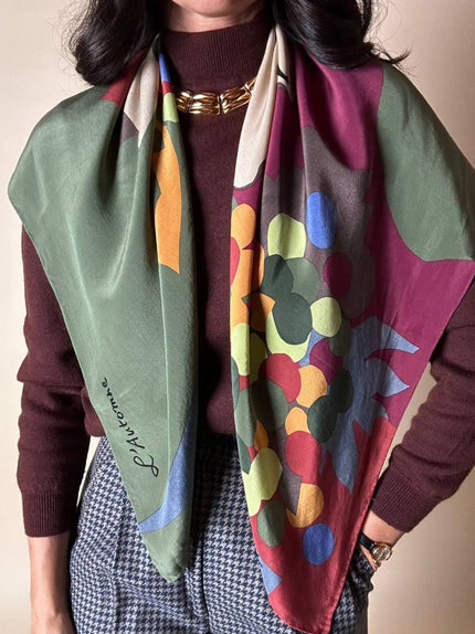 Foulard in seta “L’Automne” Yves Saint Laurent
