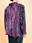 Camicia sartoriale in velluto dévoré