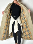 Trench vintage Burberry’s in gabardine beige