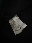 Maglia vintage Yves Saint Laurent Variation in ciniglia nera con logo YSL in strass
