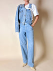 Giacca cropped Katharine Hamnett London in Denim chiaro slavato