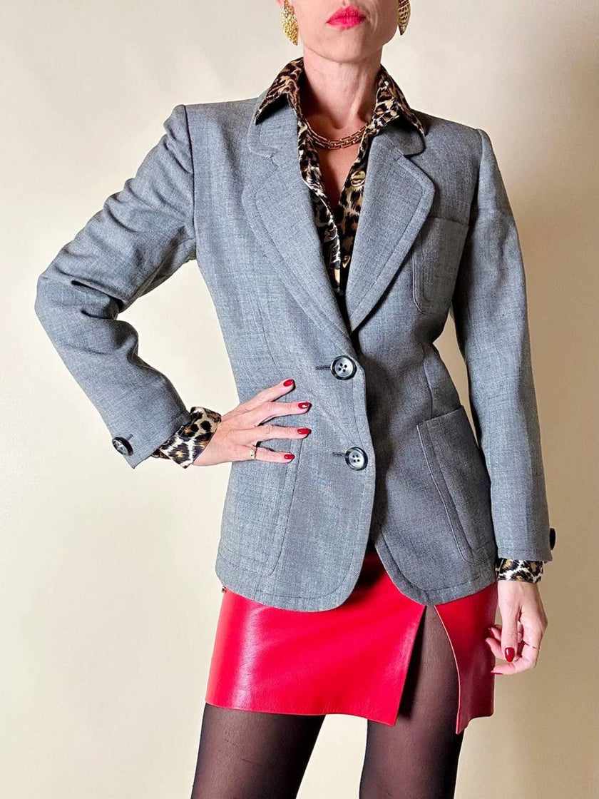 Minigonna in pelle rossa “Alta Moda Firenze”
