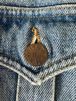 Giacca cropped Katharine Hamnett London in Denim chiaro slavato